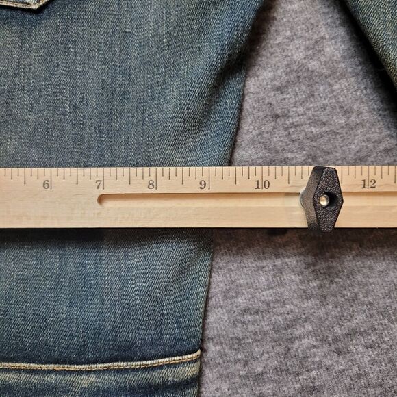 Rare Balmain Paris Men's Biker Moto Jeans Size 32 Blue 100% Authentic - Picture 16 of 16